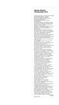 catalogo Alberto Zilocchi 1973